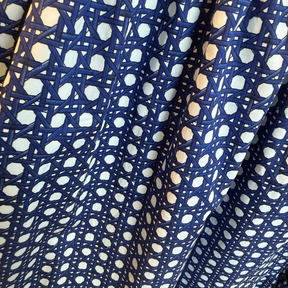 Hill House Home Elizabeth Nap Mini Dress in Blue Basketweave - Picture 3 of 4